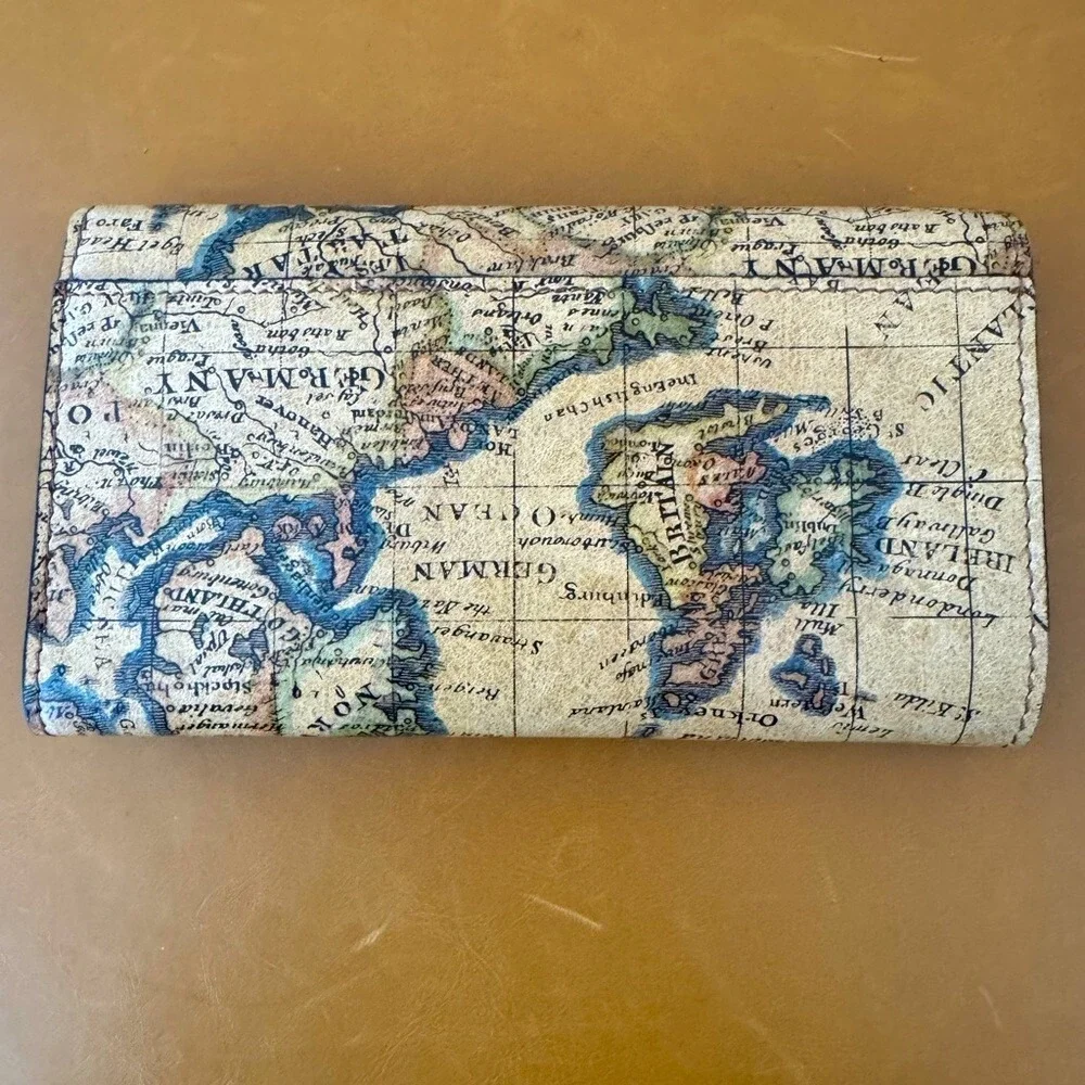 Patricia Nash World Map‎ Wallet Clutch
